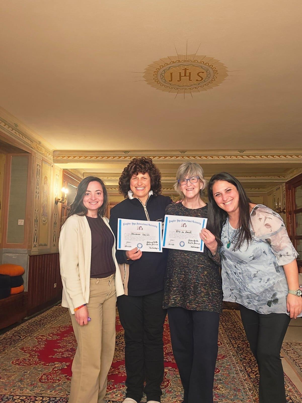 Certificazione Yoga della Risata